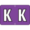 Barkley Alpha Label Packs Letter K Purple BRPK-K