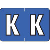 Colwell Labels Jewel Tone Label Letter K