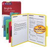 Smead Fastener File Folder, 2 Fasteners, Reinforced 1/3-Cut Tab, Letter Size, Assorted Colors, 50/Box