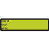 Arden Spine ID Labels - Chartreuse, Printed