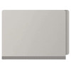End Tab Pressboard Fastener Folders, Letter Size, Gray, 25/Box