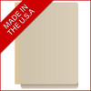 End Tab Expanding File Folders, Letter Size, 18pt, 2-Ply End Tab, Two Fasteners, 2" Expansion, Manila, 25/Box