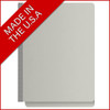 End Tab Pressboard Classification Folders, 1 Divider, Letter Size, Gray, 10/Box