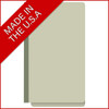 End Tab Pressboard Classification Folders, 2 Dividers, Legal Size, Type III Gray/Green, 10 per Box