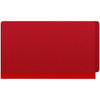 End Tab Pressboard Classification Folders, 3 Dividers, Legal Size, Type III Deep Red, 10 per Box