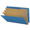 Royal Blue Legal Size End Tab Pressboard Classification Folder (DV-S53-38-3RED)