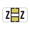 Jeter Alpha Labels, 2800-Series, 15/16 H x 1 5/8 W, Letter Z, Gold, 500/Roll, JEAM-Z