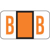 Jeter Alpha Labels Letter B Light Orange JRAM-B