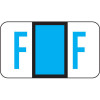 Jeter Alpha Labels Letter F Blue JRAM-F