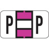 Jeter 7200 Series Labels Letter P 500/Roll