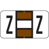 Jeter 7200 Series Labels Letter Z 500/Roll