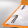 Smead Fastener File Folder, 2 Fasteners, Reinforced 1/3-Cut Tab, Letter Size, Orange, 50/Box
