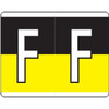 Kardex Alpha Label Letter F (500/Roll)