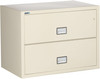 Putty Phoenix 2-Drawer Lateral File Cabinet, 38 inches wide, 1-hour fireproof protection