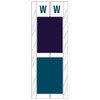 Acme Visible Label Letter W 4 x 1-1/2 102/Pack