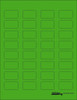 Tabbies Labels-U-Create Laser Labels, 1-1/2" x 7/8", Fluorescent Green, 320/Pk