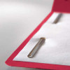 Smead 100% Recycled Folders, Letter Size, 1/3-Cut Reinforced Tab, 2 Fasteners, Red, 50/Box
