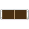 Kardex Solid Color Labels 53500-Series Brown 53505