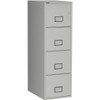 Phoenix File Cabinet, 4-Drawer, Letter Size, 25 Deep, Gray, Closed