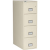 Phoenix LTR4W31 Fireproof File Cabinet, 4-Drawer, Letter Size, 31" Deep, 1-Hour Fire-Rated, Putty - Closed
