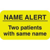 Name Alert Label, Chartreuse, 1-1/2 x 7/8, Roll/250