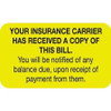 Insurance Labels, Your Insurance, 1-1/2 x 7/8, Chartreuse, 250/Roll (MAP5520)