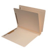 End Tab Classification Folders, 1 Divider, Letter Size, 14pt Manila, 25/Box