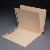 End Tab Classification Folders, 1 Divider, Letter Size, 14pt Manila, 25/Box