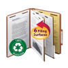 Smead 100% Recycled Pressboard Colored Classification Folders (14054)
