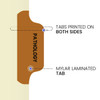 Chart Dividers, Side Tab, Position 4, Pathology, Brown, 100/Box
