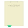 Chart Dividers, Bottom Tab, Position 2, Medication/Progress Notes, Lt Green, 100/Box