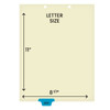 Chart Dividers, Bottom Tab, Position 3, Operative Reports, Blue, 100/Box