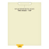 Chart Dividers, Bottom Tab, Position 3, Physicians Orders, Amber, 100/Box