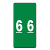 Smead LCC Match Numeric Labels #6 2W x 1H 250/Roll