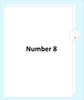 Number 8 Legal Index Tabs, Letter Size Side Tab Dividers, 25 Pack