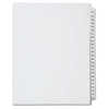 Numerical Index Dividers, Letter Size, Side Tab, 151-175 (Collated), 25/Pack