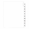 Roman Numeral Index Tabs XI-XX - Side Tab, Letter Size, Collated, 20 Tabs per Pack
