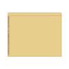 Kardex Folders, Alpha Scale, Letter Size, 1 Fastener, Tan, 50/BX