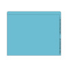 Kardex Folders, Numeric Right-Hand Scale, Letter Size, 2 Fasteners, Blue, 50/BX