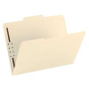 Smead File Folders, Letter Size, Reinforced 1/3-Cut Tab, 1 Fastener, Manila, 50/Box
