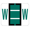 Click to zoom in on this Smead BCCR Compatible Label Letter W