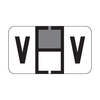 Traco Alpha Label Letter V (500/Roll)