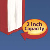 Smead Pressboard Fastener Folders, Letter Size, 1/3-Cut, 2 Fasteners, Bright Red, 25/Box