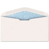 Wesco security tint regular envelope, 3-15/16 x 7-1/2, white 24 lb no-window envelope with blue inside tint