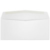 #9 Western Sulphite Regular Envelope, 24 lb white wove, side seam, flap down, shown sealed and unopened