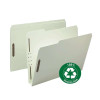 Smead 100% Recycled Pressboard Fastener File Folder, 1/3-Cut (15004)
