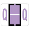 Tab Products 1286 Alphabet Label Letter Q, Lilac, 50/Sheet (A1286-Q-SH)