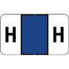 Control-O-Fax Compatible Label for Letter 'H' – Black Text on a Dark Purple Background
