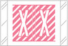 Barkley FASTM Alphabetic Label - Pink Letter X, Self-Adhesive, Polylaminated for End-Tab File Folders