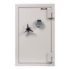 FireKing KF2722-1WHE fire rated safe – front-facing view with electronic keypad and white finish